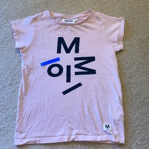 Girls Molo size 8 (128cm) t-shirt pink